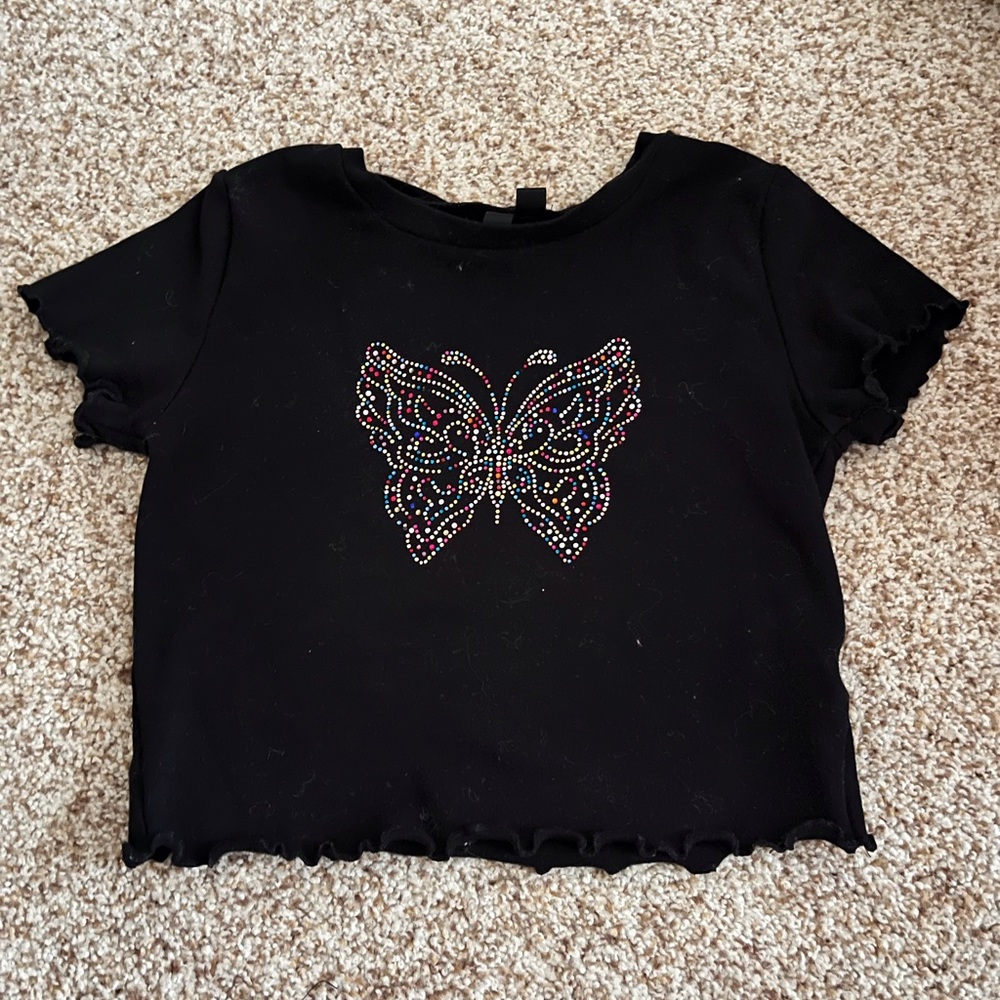 Garage Y2K crop top